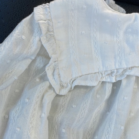 Zara Swiss dot button down shirt top 12-18 months - Picture 7 of 8